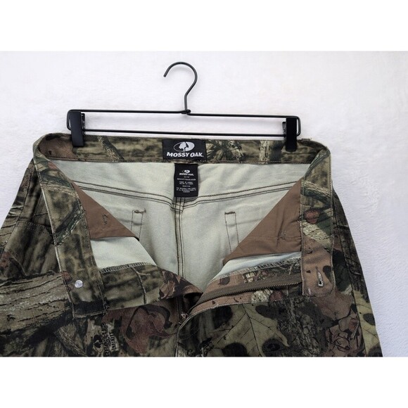Mossy Oak Camouflage Break -Up Infinity Jeans Mens Sz 32x32 Hunting 5 Pockets - Picture 8 of 13
